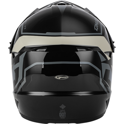 Mx 46 Compound Helmet Black/Grey/White Ym