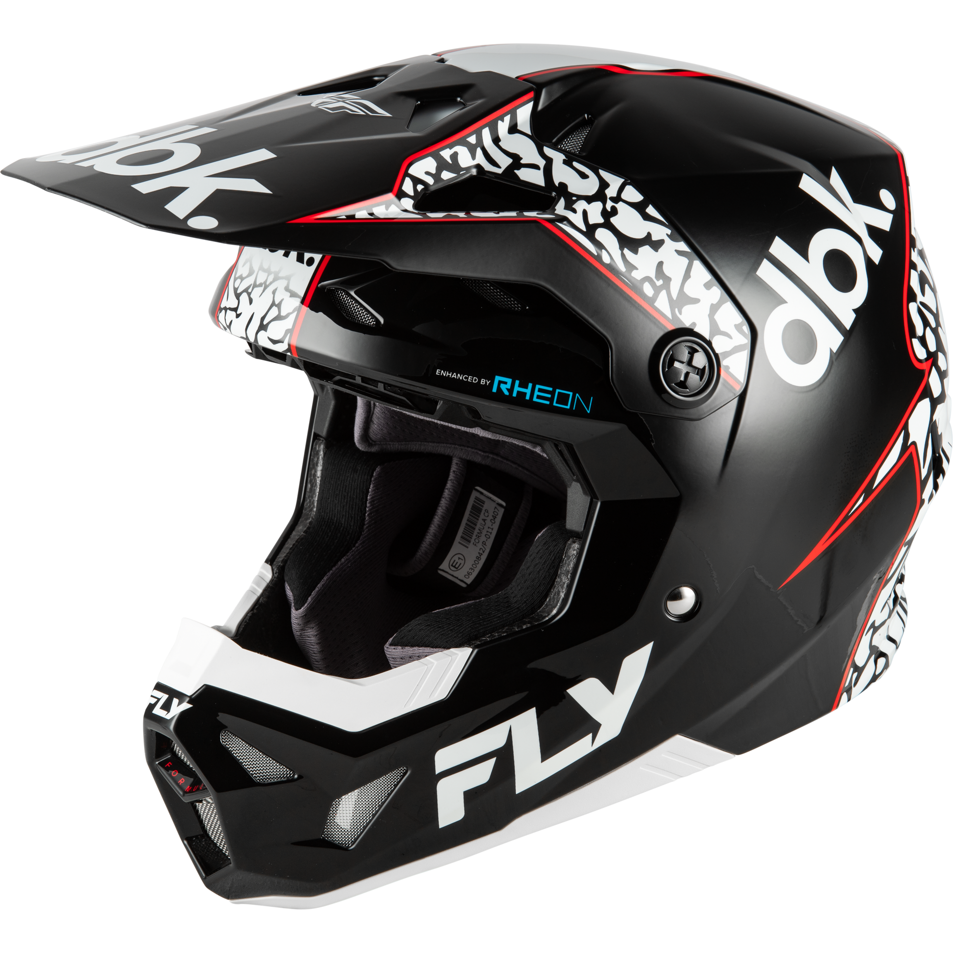 Formula Cp Dbk Helmet Black/White/Red Lg
