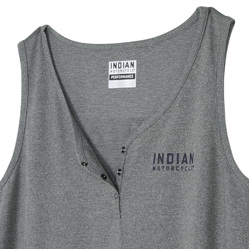 
                      
                        Indian Motorcycle Women's Athlete Logo Print Tank, Gray - S - 286479202
                      
                    