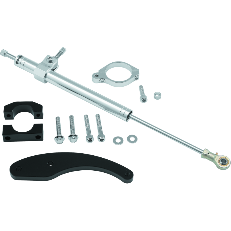 Twin Power 14-16 FLH FLT Satin Steering Damper Kit
