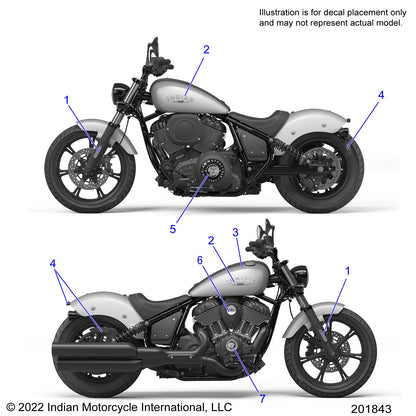 Indian Motorcycle Outer Cam Cap Cover, Genuine OEM Part 7179360, Qty 1