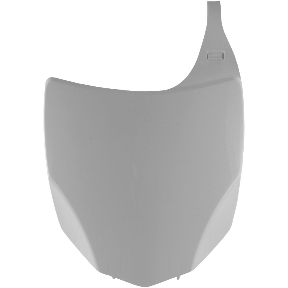 Front Number Plate White