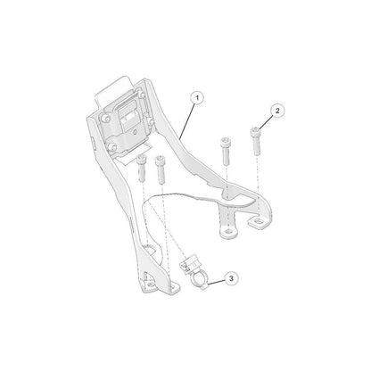 2020-2022 Genuine Indian Challenger Pursuit Driver Backrest Mount - 2884178