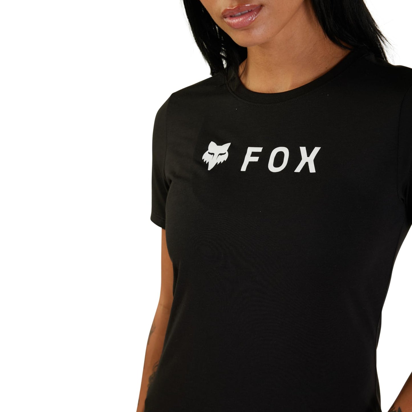 Fox Racing Women's Standard Absolute SS TECH TEE, Black, Large