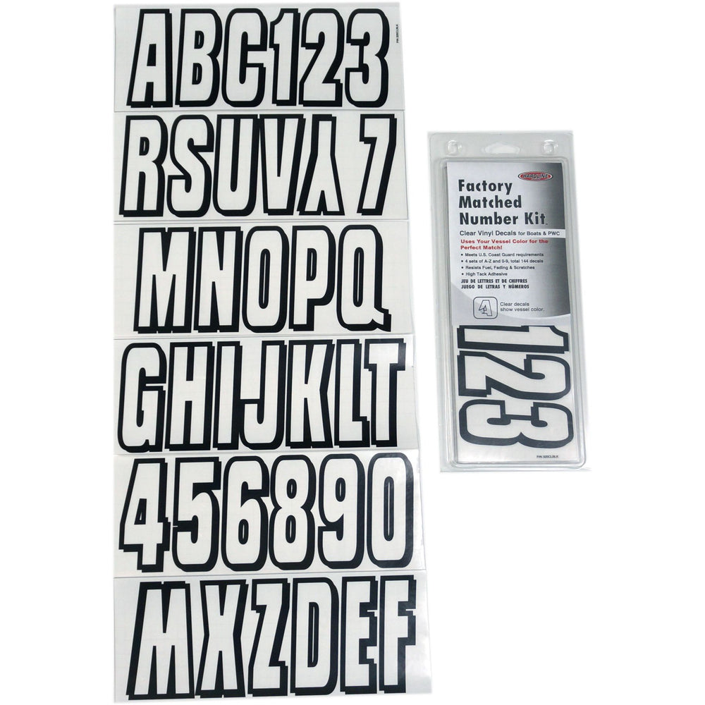Series 320 Registration Kit Clear/Black