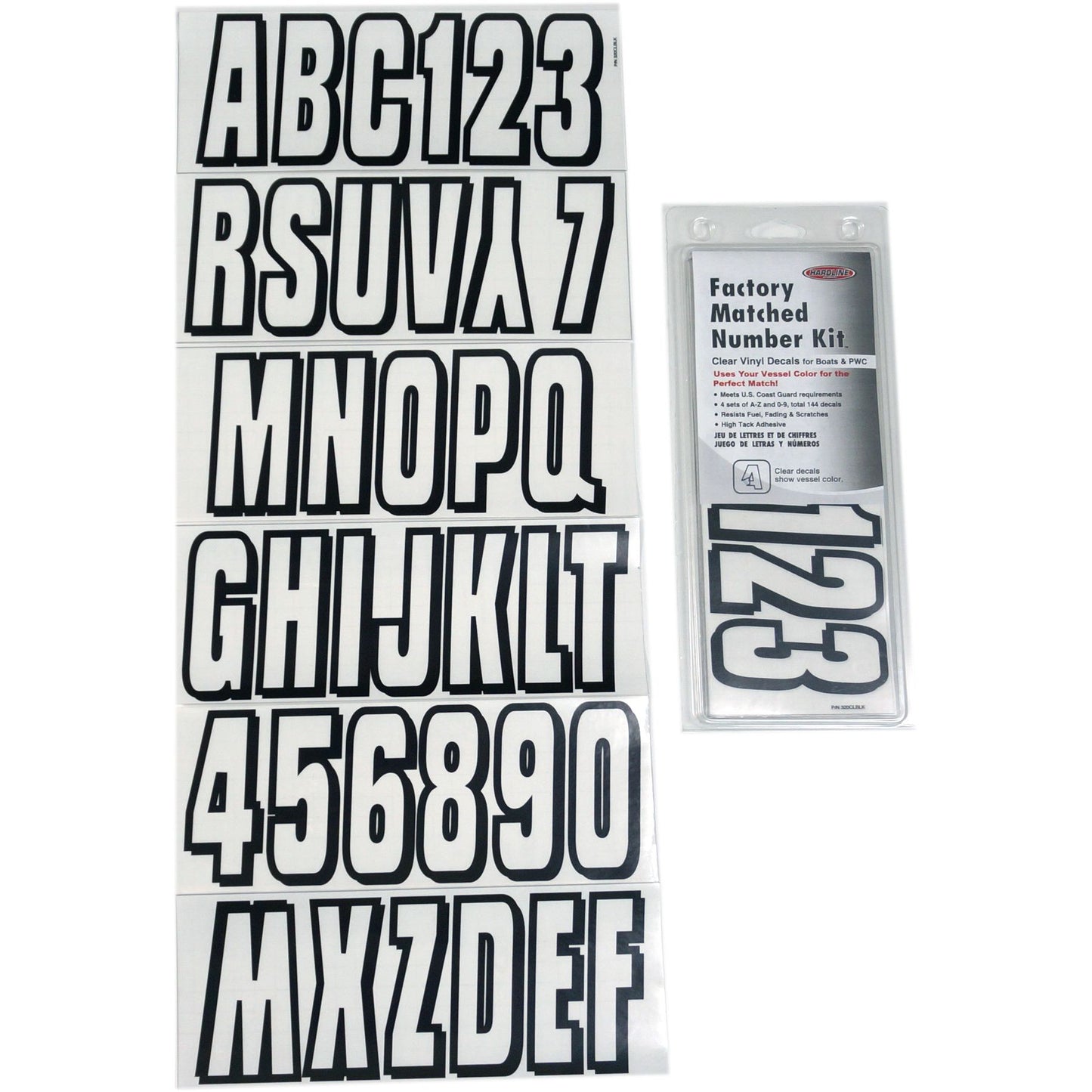 Series 320 Registration Kit Clear/Black