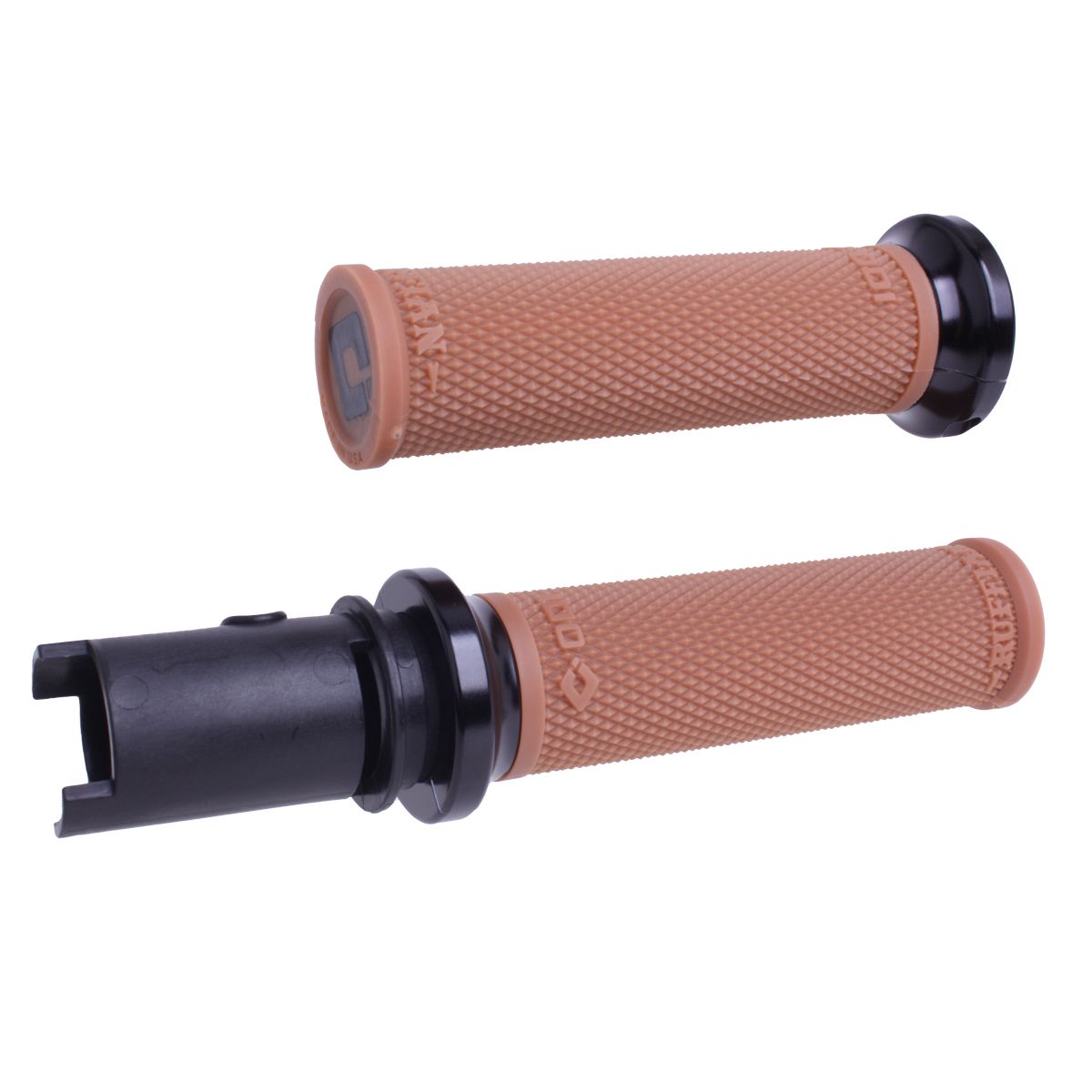 Lock On Ruffian Grips Gum Rubber/Black Cvo `23 24