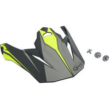 Visor W/Screws Revoke Mx 86 Matte Grey/Hi Vis Yellow