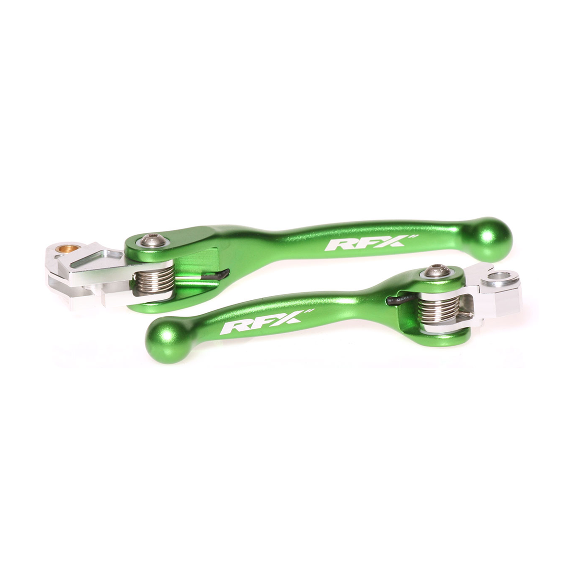 Flexible Lever Set Green Kaw/Suz