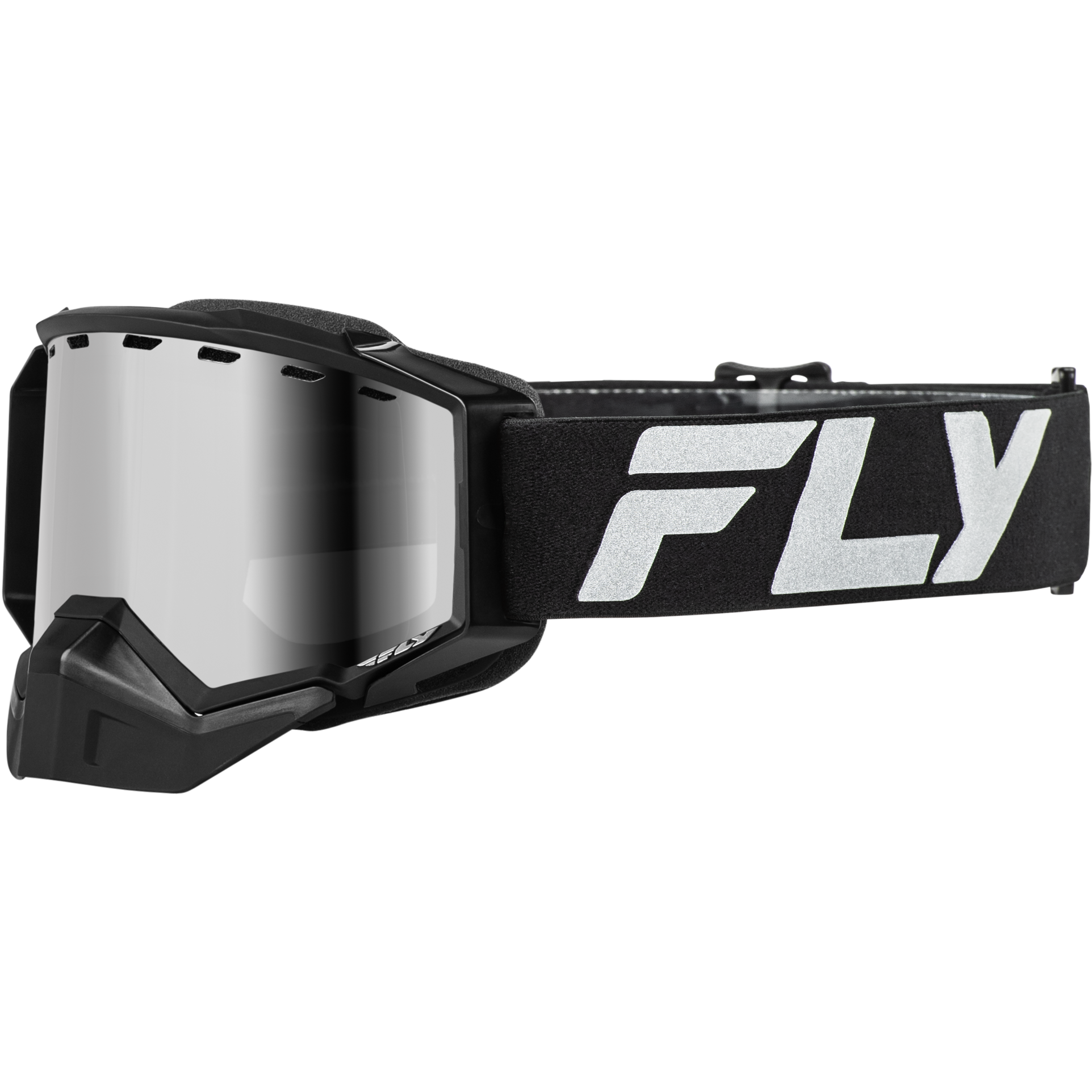 Zone Elite Snw Goggle Blk/Slvr W/ Sil Mirr/Polarized Smk Lens