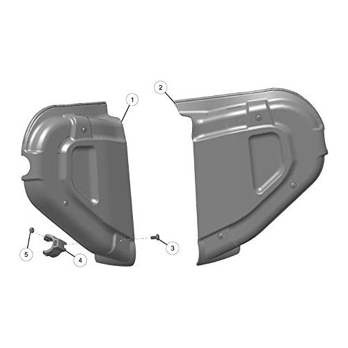 2015-2023 Genuine Indian Scout Highway Bar Rigid Closeouts Black 2884787