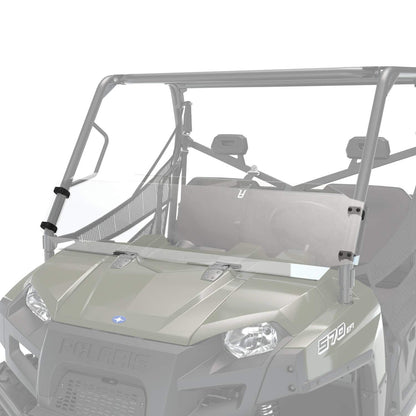 Polaris Off Road Lock & Ride Half Windshield - Poly