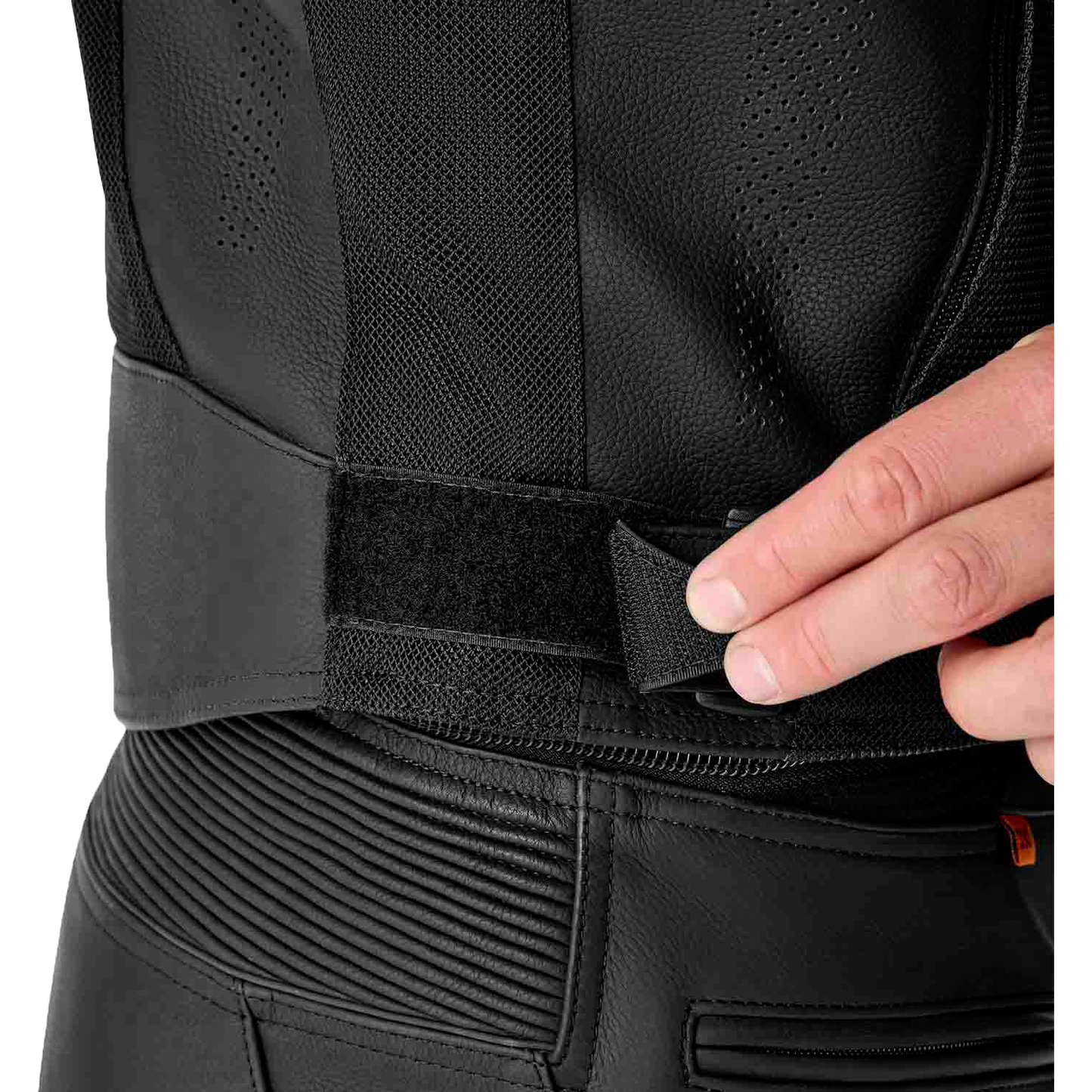 S1 D3o Mesh Leather Jacket Black 5x