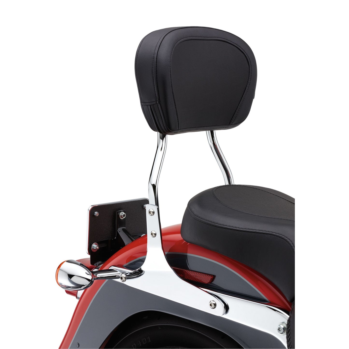 Standard Sissy Bar Round Chrome Flst/C/N/S/Sc 00 17