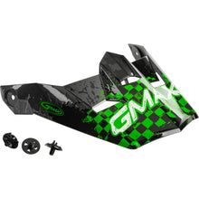 Visor W/Screws Anim8 Mx 46y Anim8 Dark Silver/Green Ys Yl