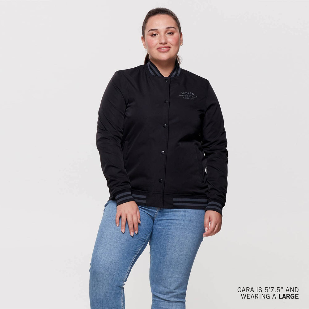 
                      
                        Indian Motorcycle Women's Casual Bomber, Black - 2XL - 286281612
                      
                    