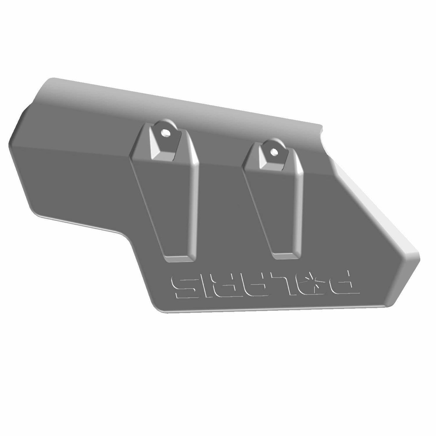 Polaris Ranger CV Shield, Front, Left, Gloss Black, Genuine OEM Part 5437544-070, Qty 1