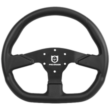 13.75 "D" Shape Steering Wheel Black