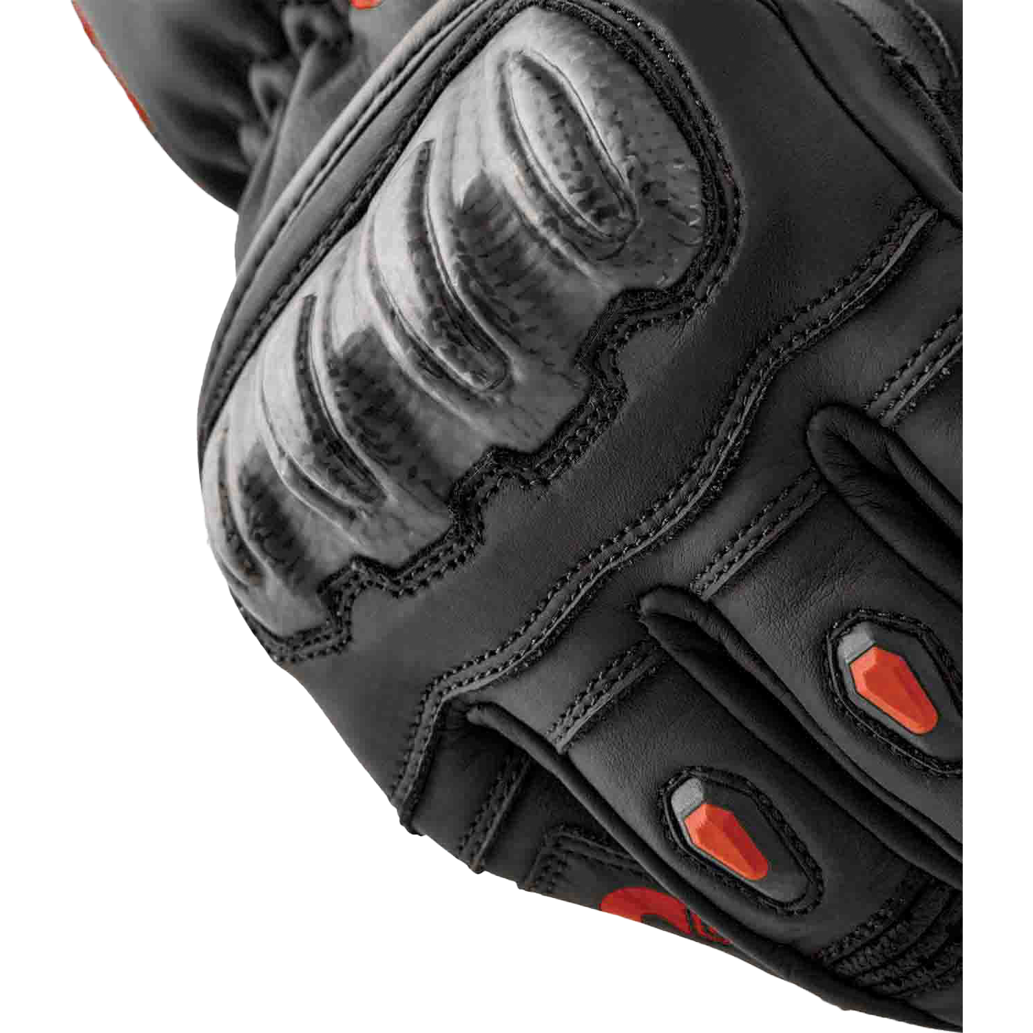 S1 Glove Blk/Red Leather 2xl