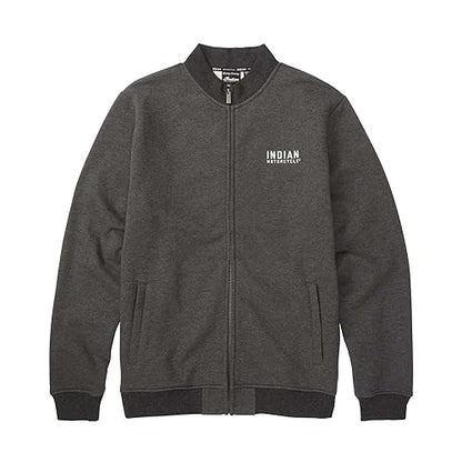 Indian Motorcycle Men's Colorblock Marl Zip Thru, Gray - XL - 283341209