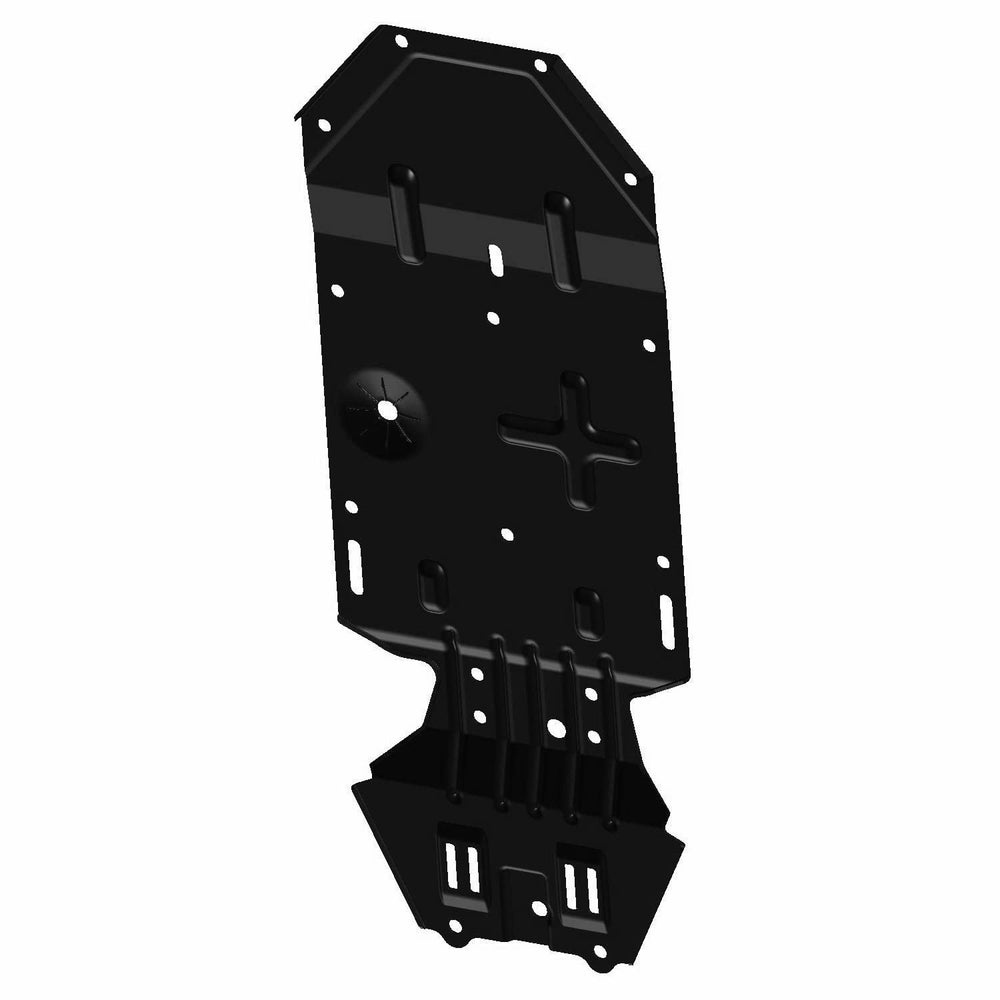 Polaris RZR Skid Plate, Plastic, Gloss Black, Genuine OEM Part 5438321-070, Qty 1