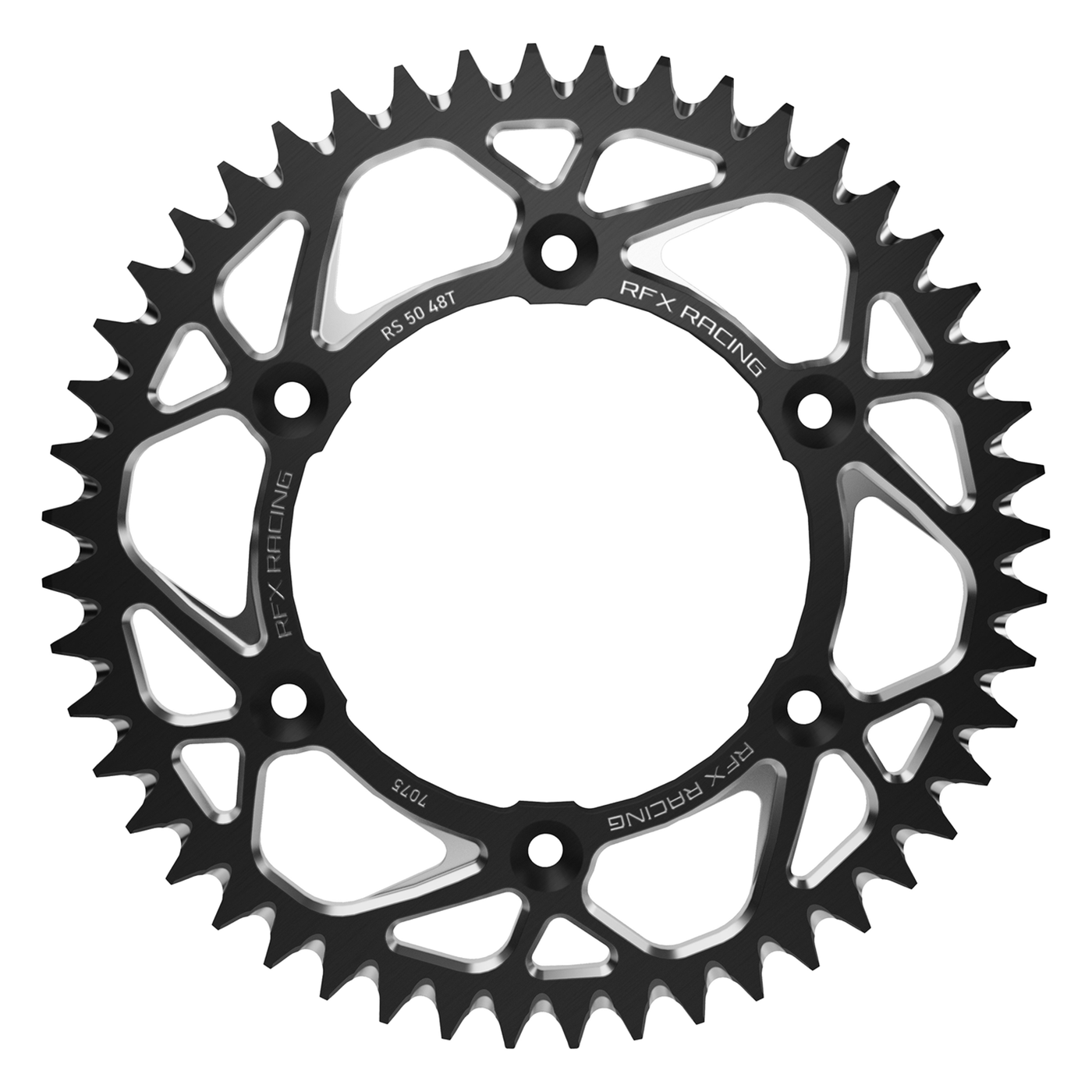 Aluminum Rear Sprocket 52t Black Yam