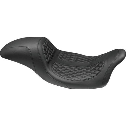 Mustang 08-21 Harley Electra Glide,Rd Glide,Rd King ,Str Glide Hightail Fastback 1PC Seat - Black