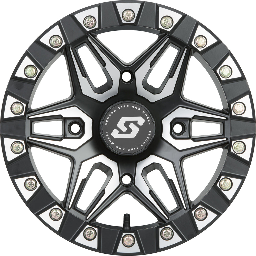 Split 6 Bdlk Wheel 14x7 4/137 5+2 (+10mm) Blk/Machined
