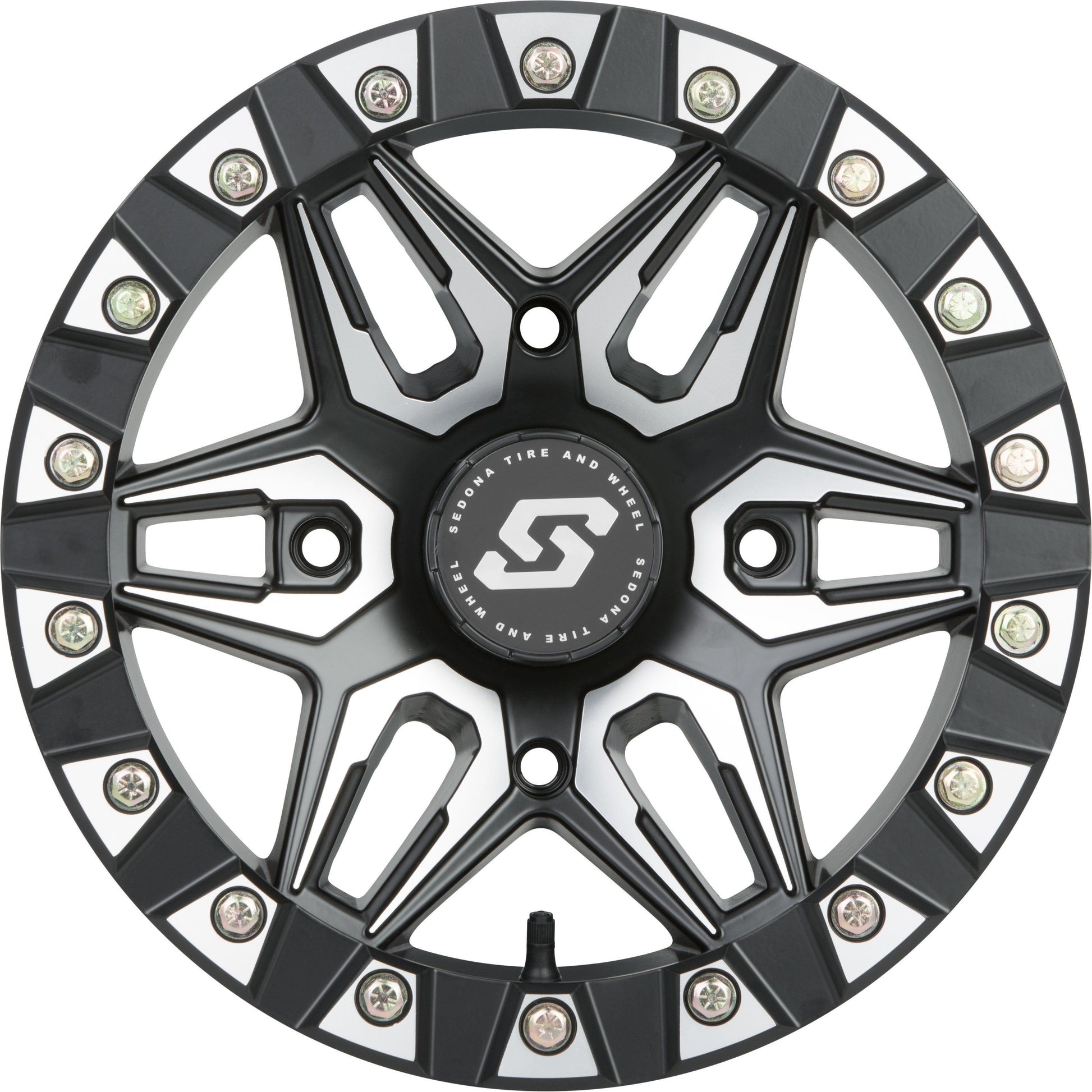 Split 6 Bdlk Wheel 14x7 4/156 4+3 (+5mm) Blk/Machined
