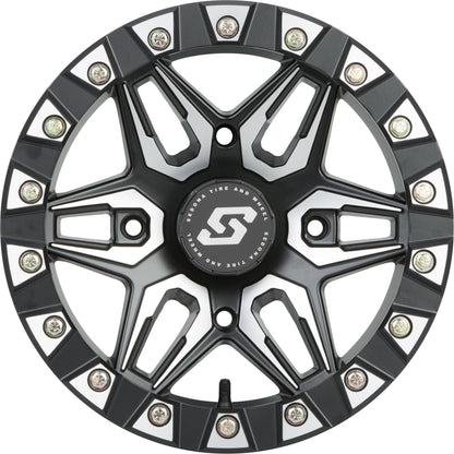 Split 6 Bdlk Wheel 14x7 4/156 6+1 (+30mm) Blk/Machined