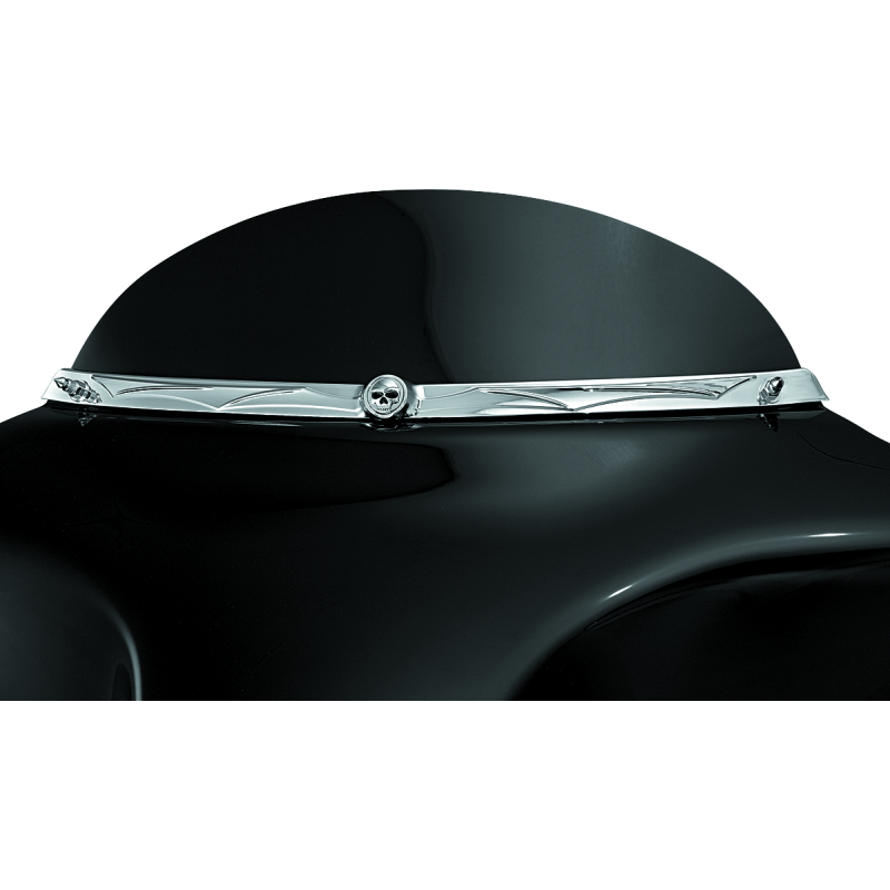 Kuryakyn Zombie Windshield Trim 96-13 Touring Chrome