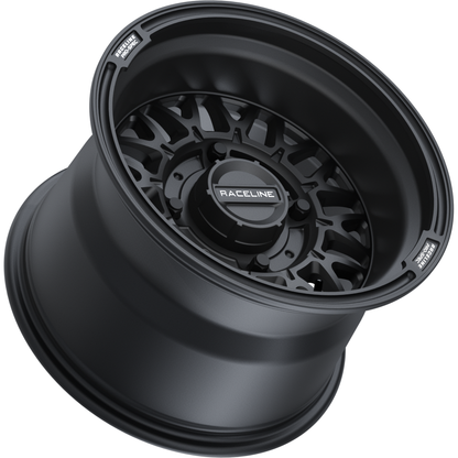Raceline Omega 15x10 4/137 5+5 (0mm) Satin Black