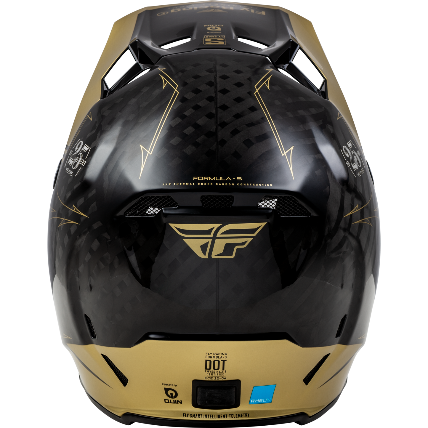 Formula S Carbon Legacy Helmet Black/Gold Md