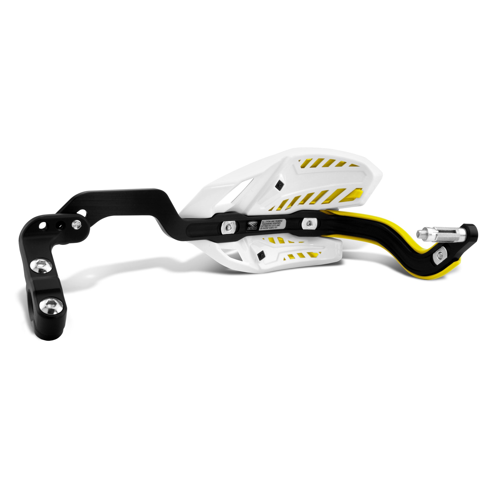 Crm Wrap Around Handguards 1 1/8" Clamp   White/Yellow