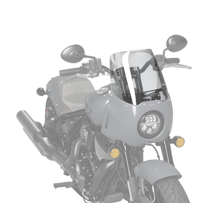 Indian Motorcycle Chief Quarter Fairing Tall Flared Wind Deflector - 2889915-01