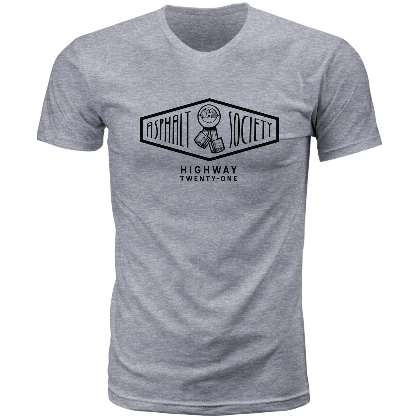 Asphalt Society Tee Heather Grey 3x