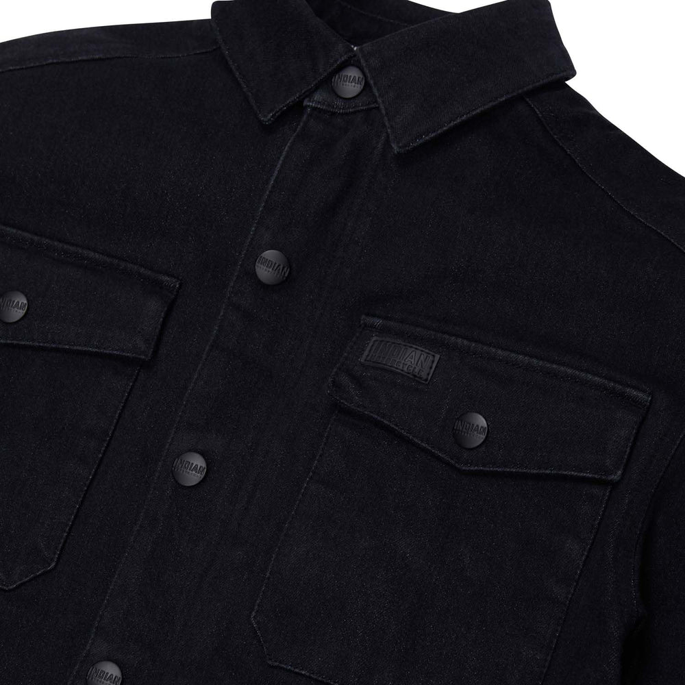 
                      
                        Indian Motorcycle Men's Canyon Denim Overshirt, Black - 3XL - 283336314
                      
                    