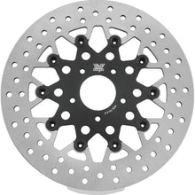 Twin Power 08-13 FLH FLT 08-16 FLHR 06-17 Dyna Front 11.8 Floating Rotor Mesh Black