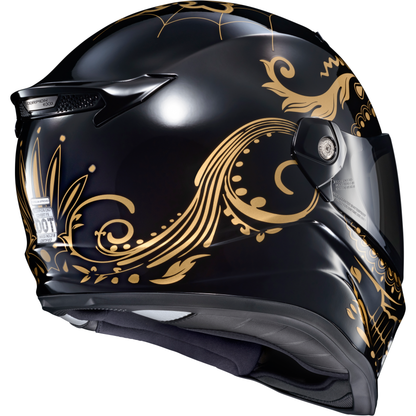 Covert Fx Full Face Helmet El Malo Gold/Gloss Black 2x