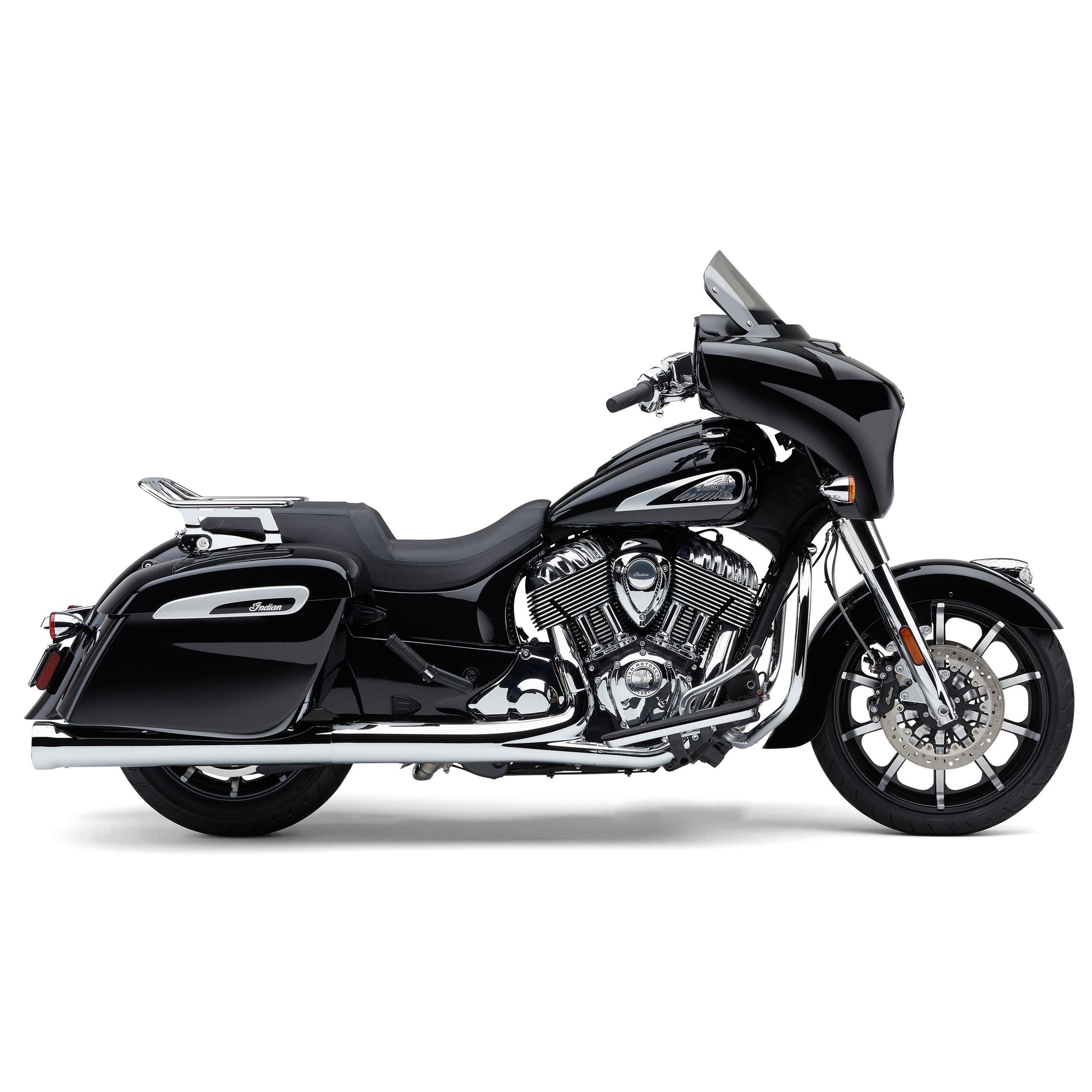4" Nh Slip Ons Chrome Indian Gen 1 Bag