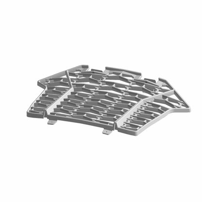 Polaris RZR Fascia Grill, Front, Gloss Black - 5456612-070