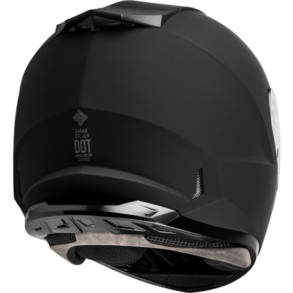Ff 49 Solid Helmets Matte Black Lg
