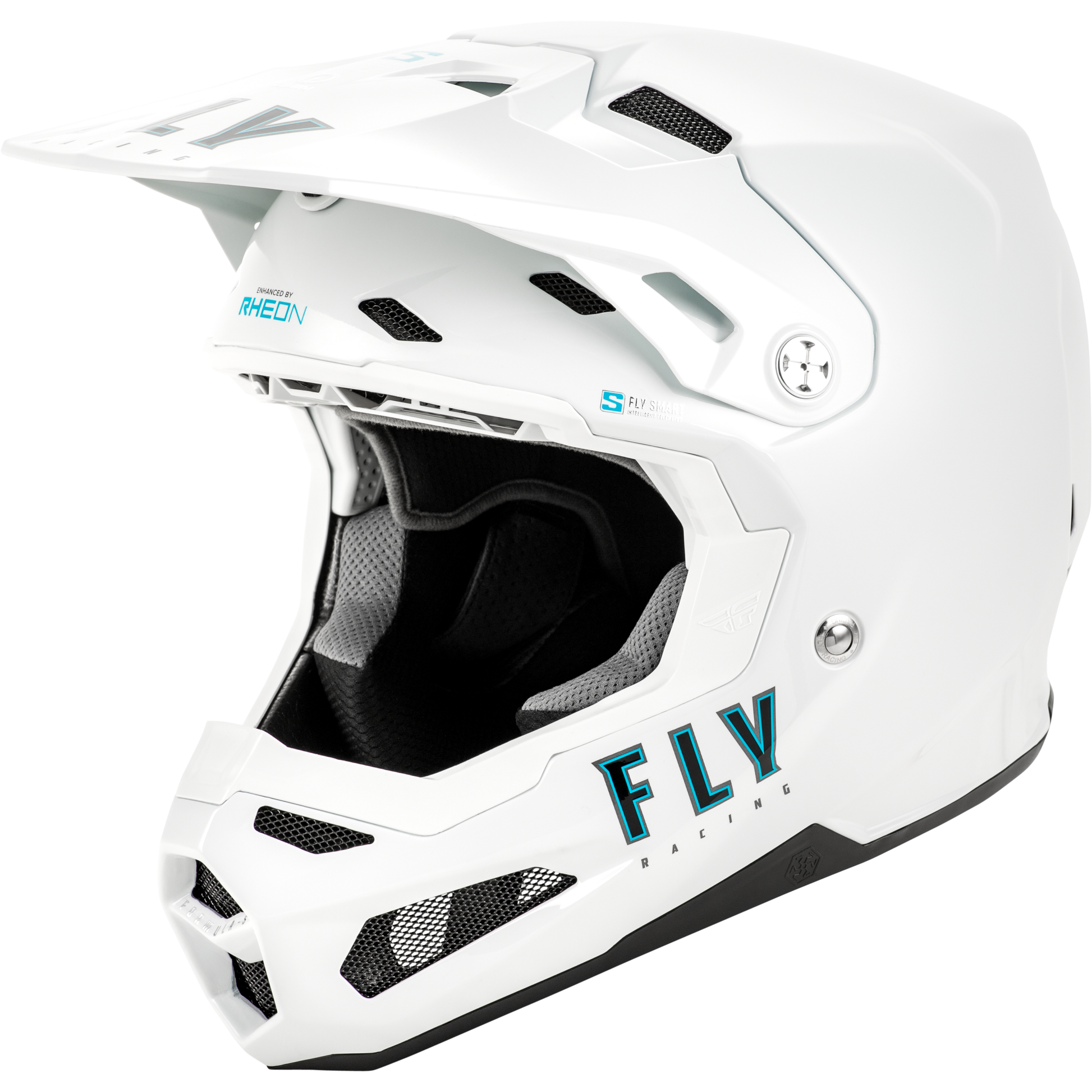 Formula S Carbon Solid Helmet White Md