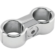 Bikers Choice Chrome Plain Oil Hose Separator For 2 Hoses