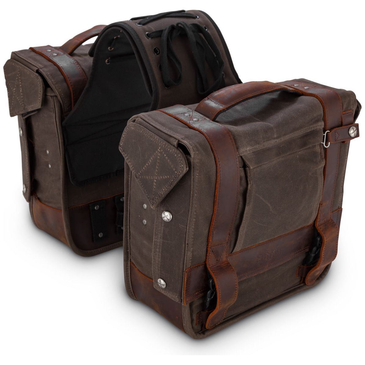 Throwover Saddlebag Dark Oak