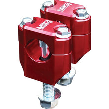 Bar Clamps Rubber Mounted 7/8" Red