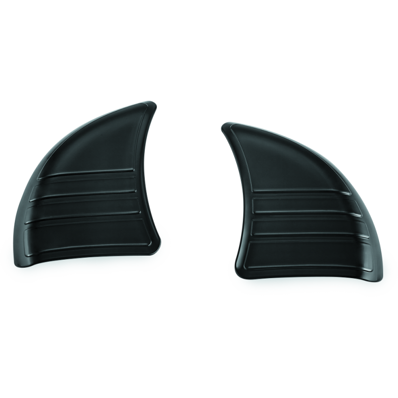 Kuryakyn Tri-Line Inner Fairing Cover Plates Gloss Black