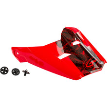 Visor W/Screws Dominant Mx 46 Red/Black/White Xs Sm