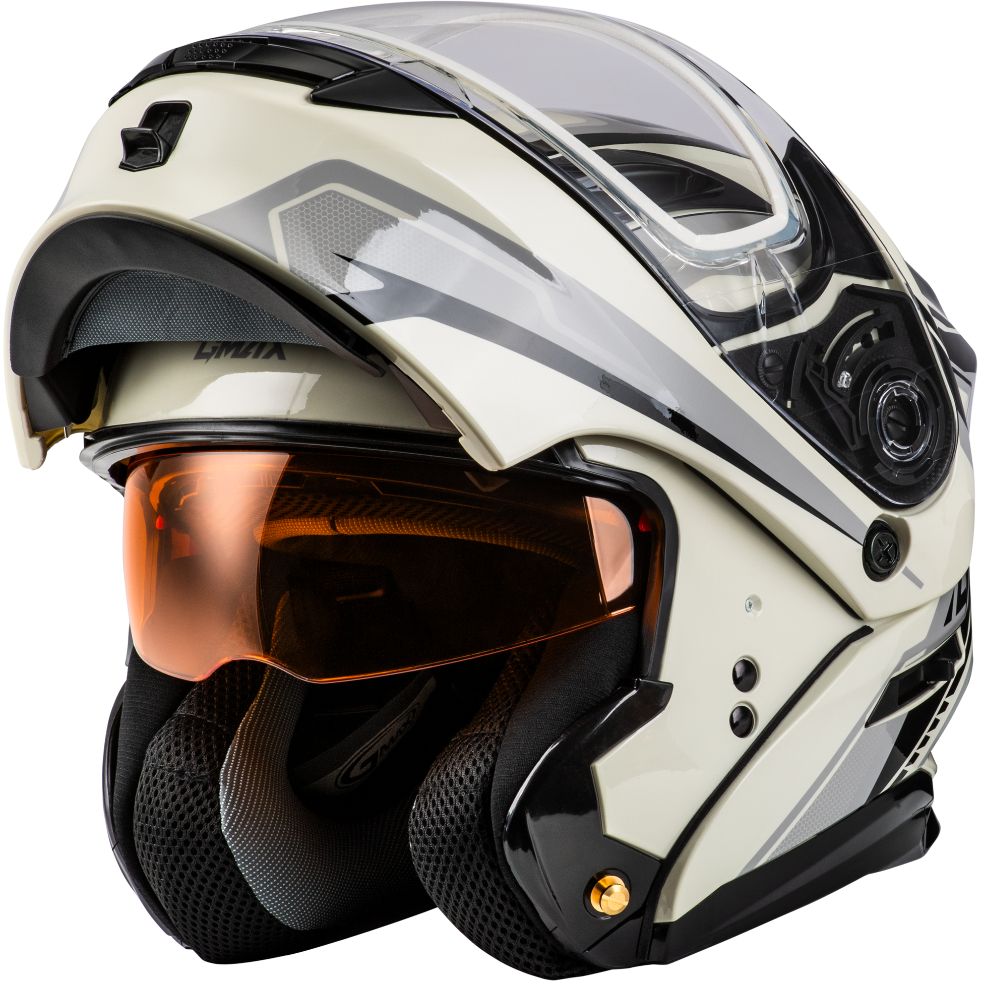 Md 01s Transistor Snow Helmet White/Grey/Black Xs