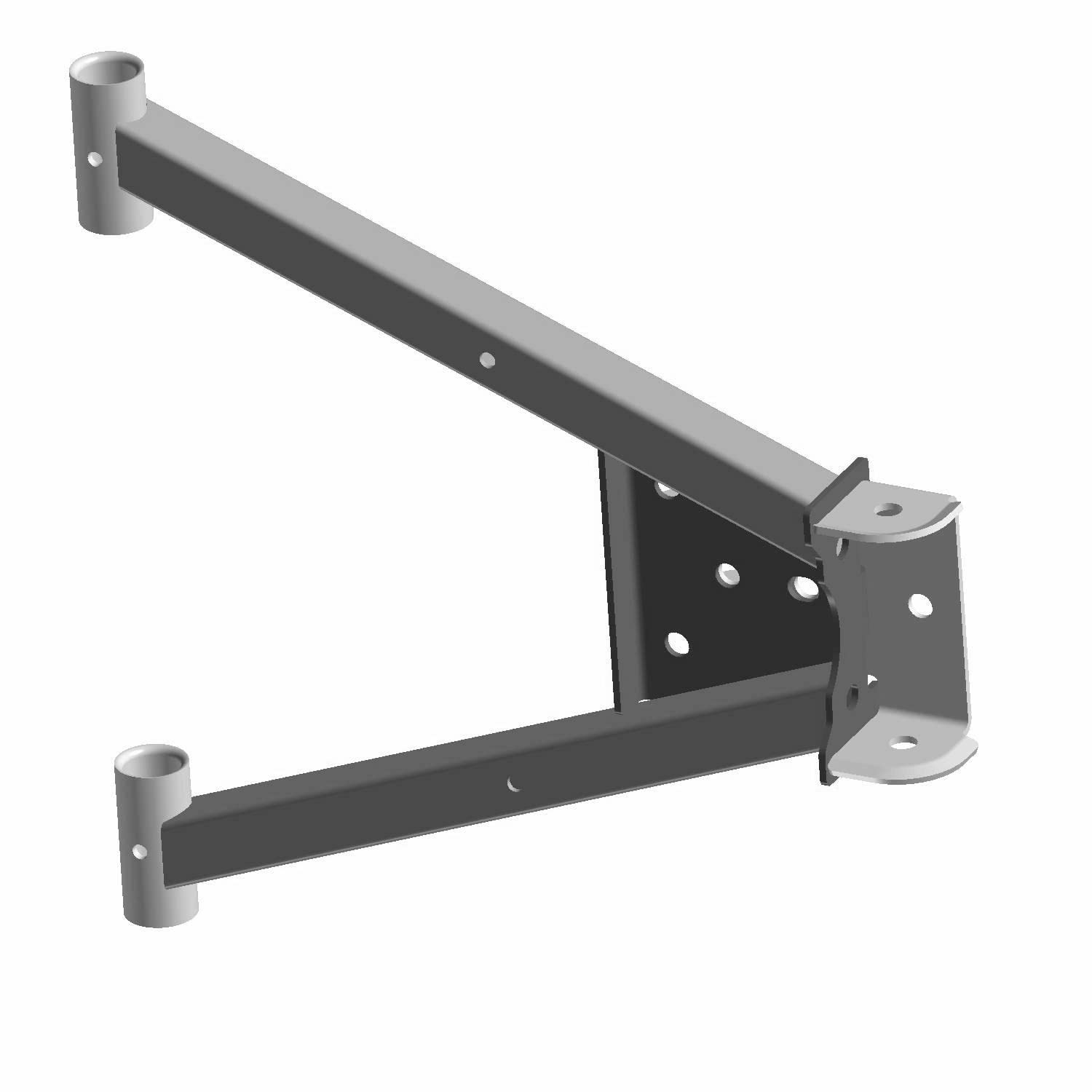 Polaris Ranger Control Arm Weld, Upper, Matte Black, Genuine OEM Part 1018189-458, Qty 1